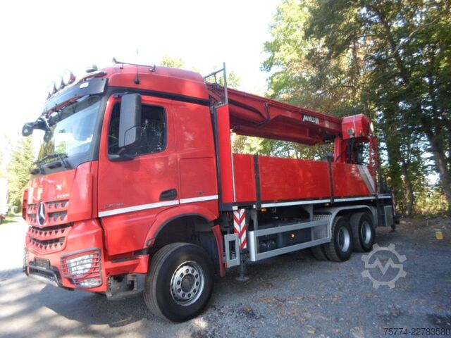 Gru montata su autocarro MERCEDES-BENZ 2648/6x4/HMK  4 L/ Montagekran