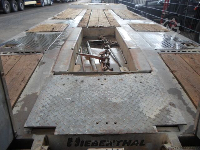 Rimorchio a pianale ribassato HIEBENTHAL TTM 30/ 3 Achsen/ VERZINKT !!