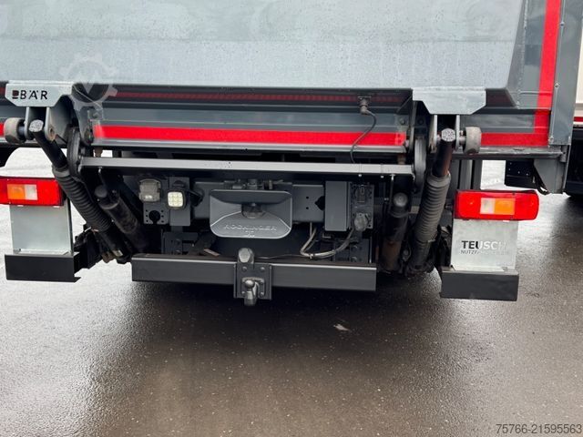 Plattewagen met zeil VOLVO FM 410 / LBW / 2 x AHK / LENKACHSE / 19 PAL