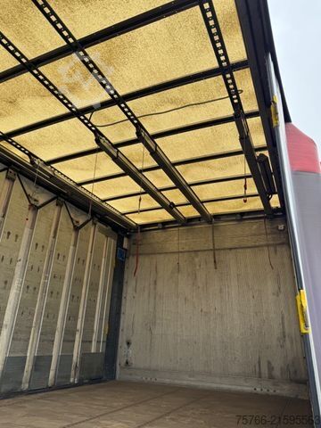 Plattewagen met zeil VOLVO FM 410 / LBW / 2 x AHK / LENKACHSE / 19 PAL