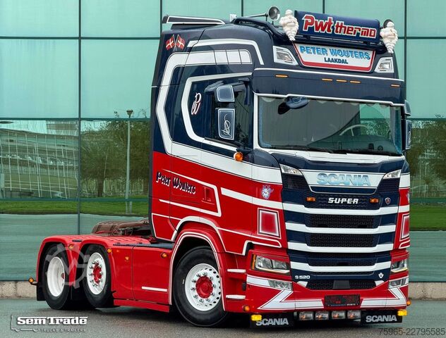 Standard tractor unit SCANIA S520 V8 NGS FULL OPTIONS RETARDER 2x TANKS SPECI