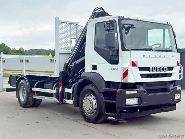 Teherautóra szerelt daru IVECO STRALIS 330 *HIAB 144 BS-3 HIDUO* TOPZUSTAND