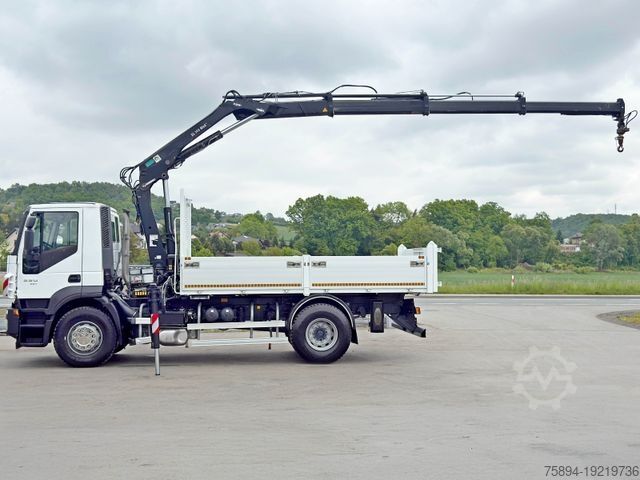 Billenő teherautó IVECO STRALIS 330 *HIAB 144 BS-3 HIDUO* TOPZUSTAND