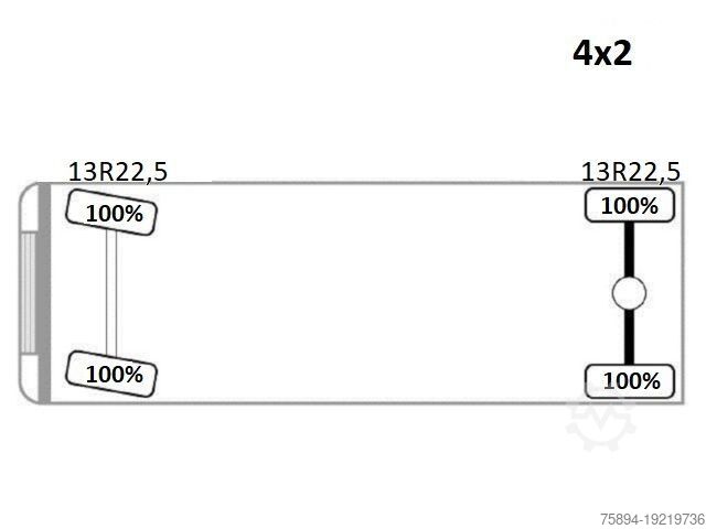 Billenő teherautó IVECO STRALIS 330 *HIAB 144 BS-3 HIDUO* TOPZUSTAND