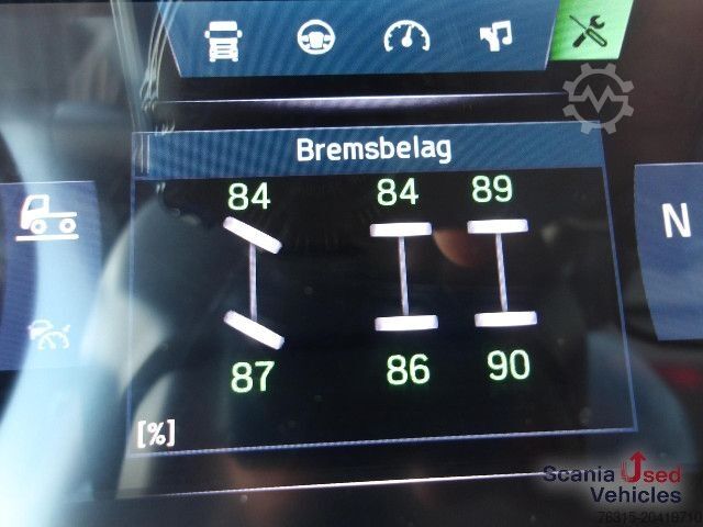 Hazardous materials truck Scania R 660 - 6x4 - V8 - FULL AIR - LEATHER - LIFT AXLE