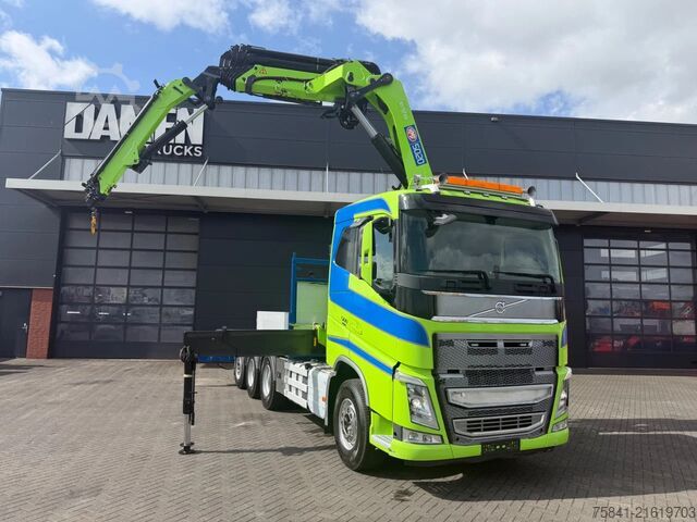 Vrachtwagen met kraan Volvo FH 500 FH 500 8x4 HMF 5020-K6 + FJ 1000-K5