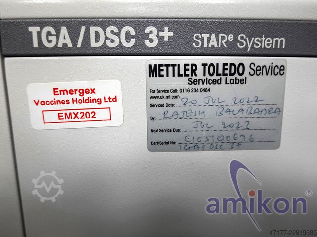 Huber Minichiller 300-MT Mettler Toledo TGA/DSC 3+ STARe Thermoanalyse