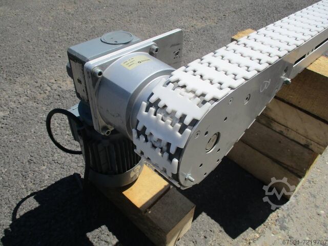 Kettingtransportsysteem Transportband FLEXLINK 12.5m Aluminium-Fördersysteme Kunststoffketten