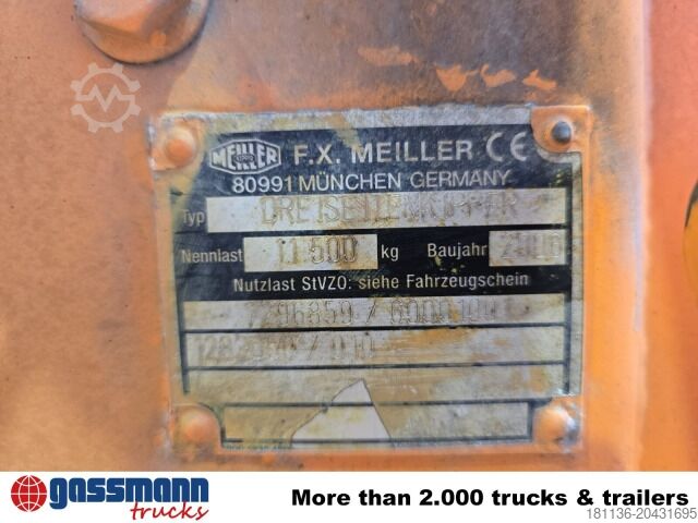 Kiper kamion Meiller 3-Seiten-Kippaufbau