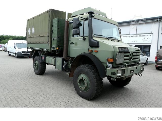 Flatbed truck UNIMOG U5000 BM437 Prit/Plane Militärausführung Euro5