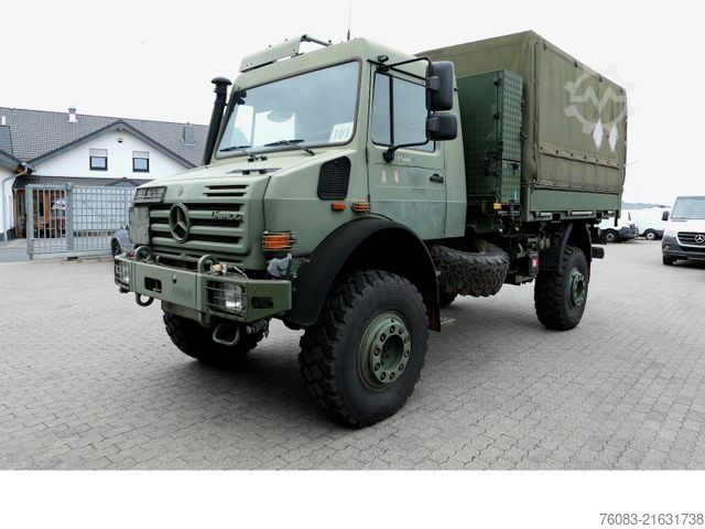 Flatbed truck UNIMOG U5000 BM437 Prit/Plane Militärausführung Euro5