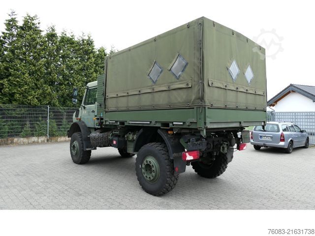 Flatbed truck UNIMOG U5000 BM437 Prit/Plane Militärausführung Euro5
