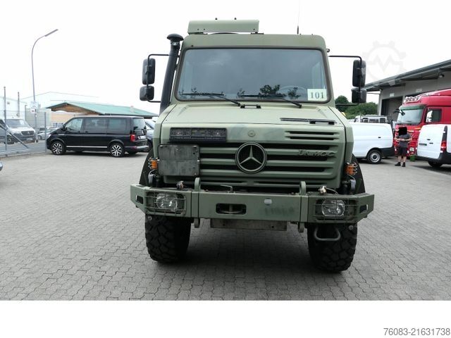 Flatbed truck UNIMOG U5000 BM437 Prit/Plane Militärausführung Euro5