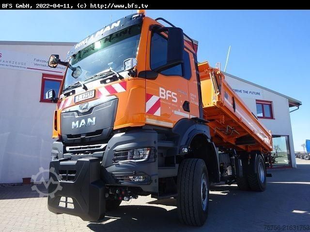 Tipper truck MAN TGS (TG3) 18.510 4x4 BL CH 3-Seiten-Kipper, Wint