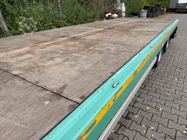 Alçak şasi römork Müller-Mitteltal TP 24,0  3 Achs Jumbo Prischen 9,40 m, Wenig Benutzt