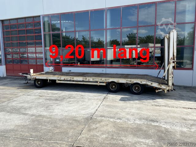 Remorcă cu platformă joasă Müller-Mitteltal PT 30  3 Achs Tieflader 9,20 m Ladefläche