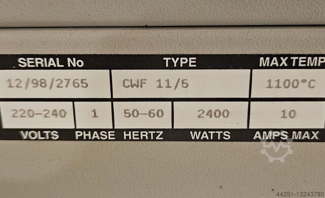 Kameroven Moffeloven Carbolite CWF 11/5