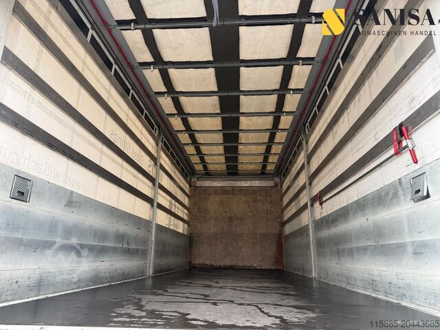 Pótkocsi platóval és ponyvával Kotschenreuther APV218/Edscha/Schiebe/Airtube