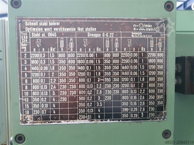 Brzohodna radijalna bušilica PLANK SRB-18H