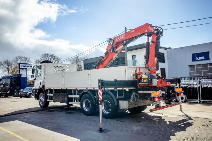 Laadplatform DAF CF 450-6X4+FASSI18T/M(3EXT)-78500KM