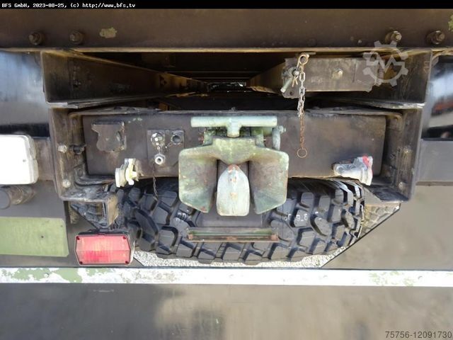 Samochód ciężarowy z plandeką typu platforma IVECO Magirus 110-17 AW oldtimerfähig