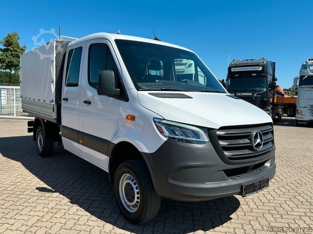 Curtain sider van MERCEDES-BENZ Sprinter 316 CDI DoKa/ ZG3 4x4/ AC/ LED/ AHK3.5t