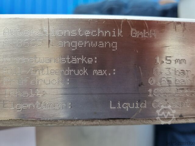 Elektrycznie podgrzewany zbiornik Automationstechnik GmbH 