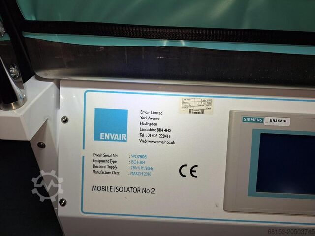 Envair ISO1 -304 Mobile Isolator safety cabinet Envair ISO1 -304