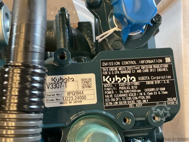 Motore Kubota V3307Cr-T. Brand new and complete. Tier 4 EPA a...