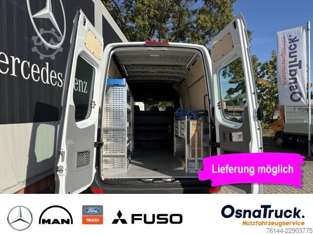 Fourgon surélevé Mercedes-Benz Sprinter 314 BT mittellang L2H2 WerkstatteinrichBC
