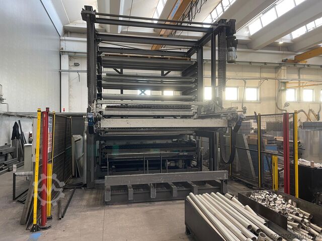 Combined tube and sheet metal laser cutting BLM LC5