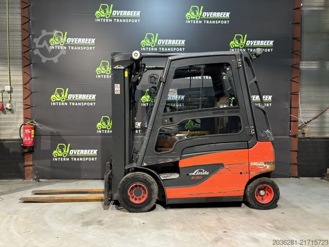 Elektrisk 4 -hjulet gaffeltruck Linde E20-01