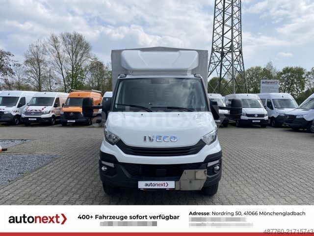 Gardinsided kassevogn IVECO Daily 70C18H DoKa *Werkstatt* LBW+AHK 3,5t+7-Sit