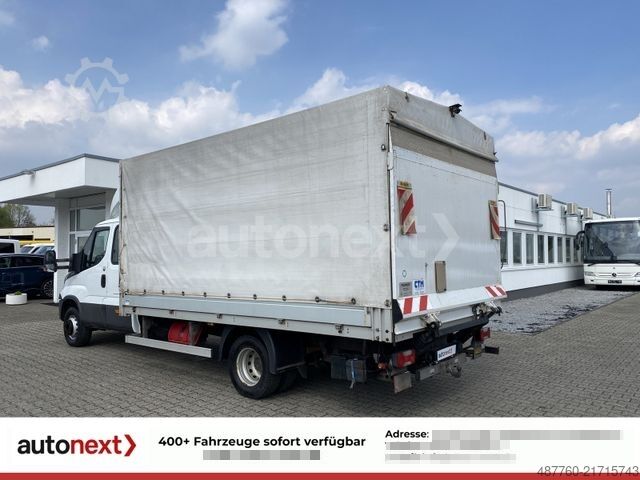 Gardinsided kassevogn IVECO Daily 70C18H DoKa *Werkstatt* LBW+AHK 3,5t+7-Sit