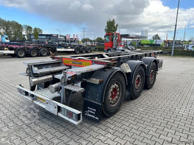 Van Hool 3-ASSIGE OPLEGGER 20FT ADR chassis / empty weig...