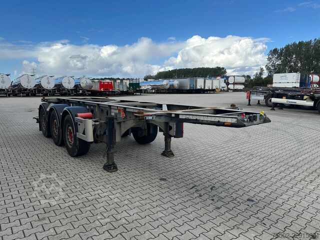  Van Hool 3-ASSIGE OPLEGGER 20FT ADR chassis / empty weig...