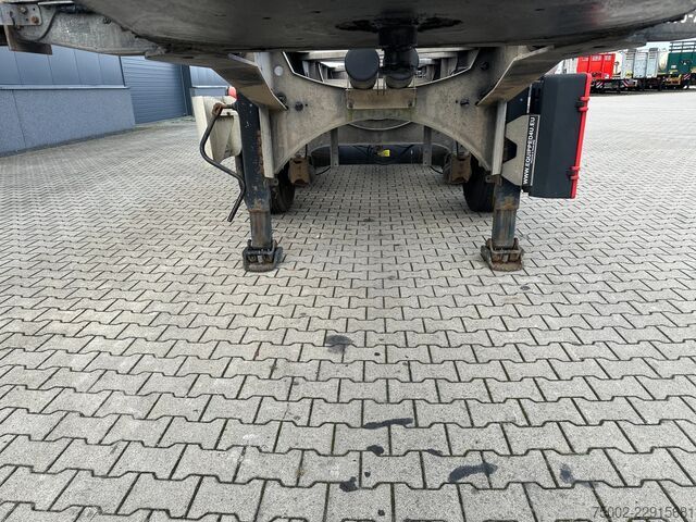  Van Hool 3-ASSIGE OPLEGGER 20FT ADR chassis / empty weig...