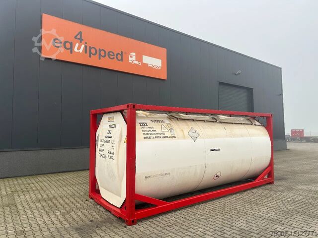Tankcontainer Singamas 20FT ISO, 26.000L/1-COMP/3 BAFFELS/3 manholes, ...