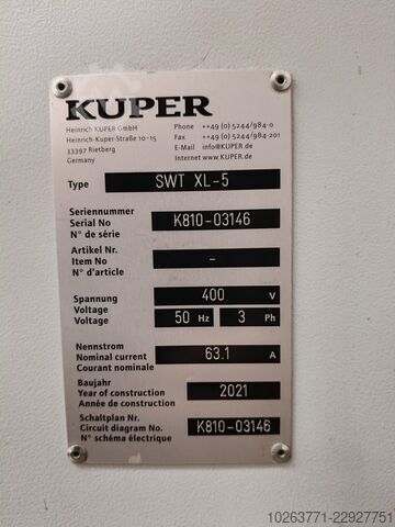 Macchina alesatrice Kuper SWT XL-5