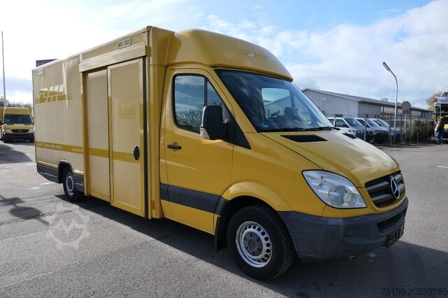 Box van mercedes-benz SPRINTER 310 CDI MAXI EURO-5 KOFFER REGALE KAMERA DURCHGANG