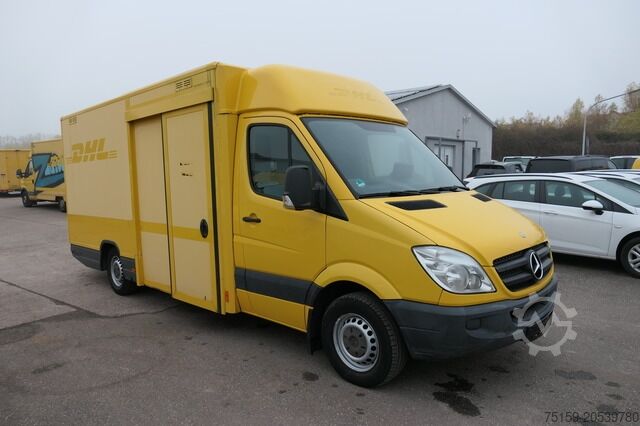 Box van mercedes-benz SPRINTER 310 CDI MAXI EURO-5 KOFFER REGALE KAMERA DURCHGANG