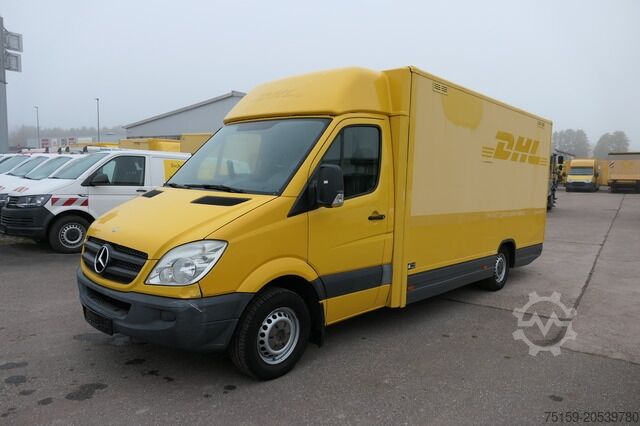 Box van mercedes-benz SPRINTER 310 CDI MAXI EURO-5 KOFFER REGALE KAMERA DURCHGANG