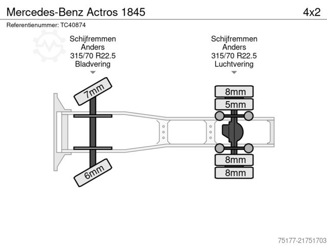 Standaard-SZM Mercedes-Benz Actros 1845