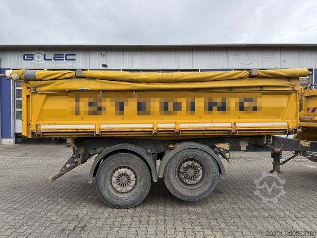 Dreiseitenkipper Anhänger MEILLER Anhänger TANDEM Dreiseitenkipper Liftachse