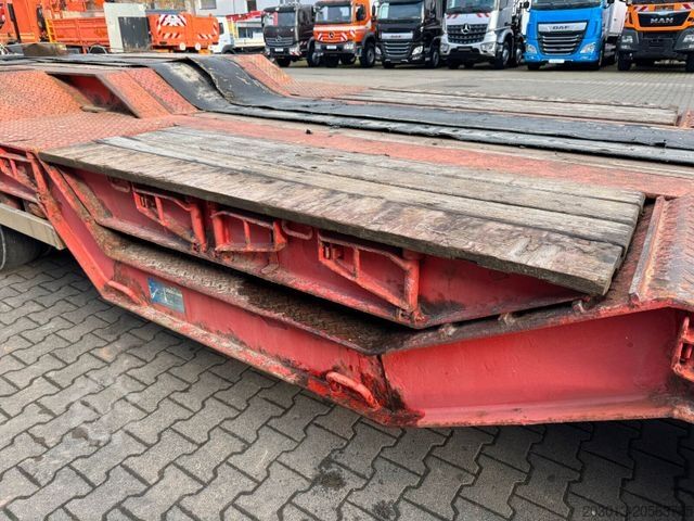 Low loader trailer MÜLLER-MITTELTAL T4 Kompakt 40.0 Tieflader 4 Achse Hydr. Rampen