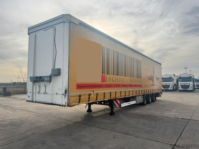 Semi-reboque aberto com lona KÄSSBOHRER MEGA * AIR CARGO * ROLLER BED * PR.+PLANE
