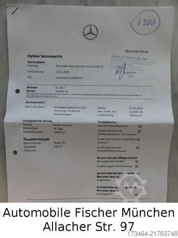 Panelová dodávka MERCEDES-BENZ Sprinter Kasten *SHZ*LED*Bott*Schwingsitz*