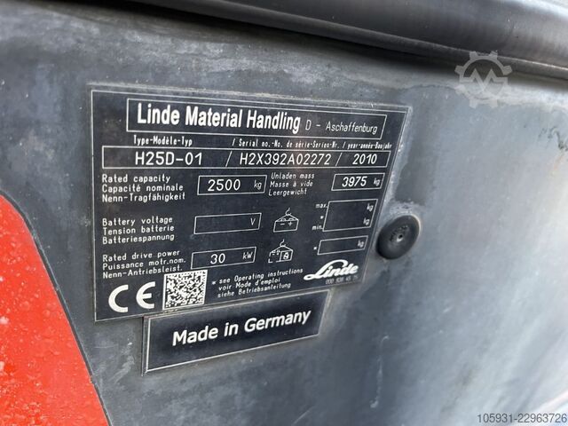 Chariot élévateur à fourche diesel Linde H25D-01
