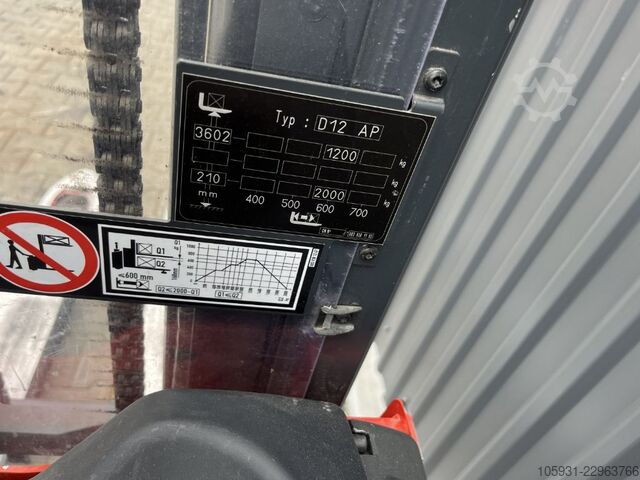 Chariot élévateur à fourche Linde D12AP