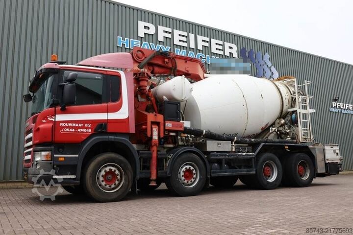 Standart-SZM Scania 8x4 With Putzmeister PUMI 24-3.67CS Truck-mounted